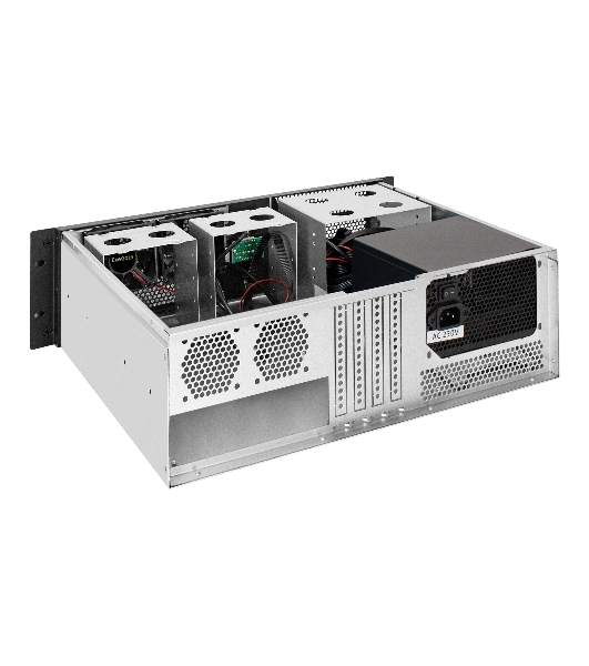 Серверный корпус ExeGate Pro 3U400-07 (RM 19', высота 3U, глубина 400, БП 500RADS, 2*USB)