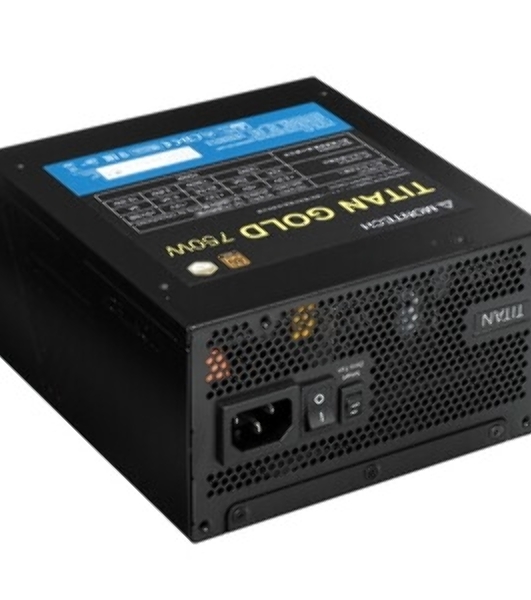 Блок питания Montech TITAN GOLD Gen.5 (TITAN GOLD 750 TIS0123), 750 Вт, 80 PLUS GOLD, 135 мм, модульный, черный