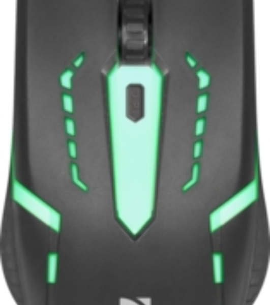 Мышь проводная Defender Hit MB-601 черный, 1200 dpi, USB, кнопки - 4