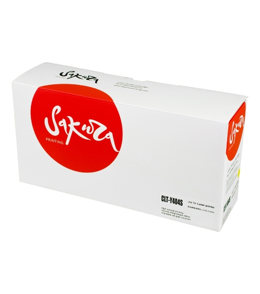 Картридж лазерный Sakura CLTY404S для Samsung SL-C430/SL-C480, желтый, 1500 к.