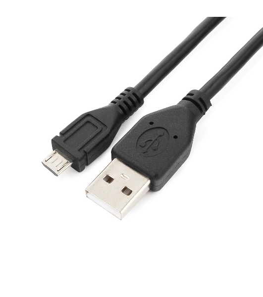 Кабель USB 2.0 Pro Gembird/Cablexpert AM/microBM 5P, 0.3м, экран, черный, пакет