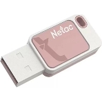 Флешка USB Netac UA31 (NT03UA31N-016G-20P), 16Gb, USB 2.0, R/W 110/45, розовый/белый, фото3