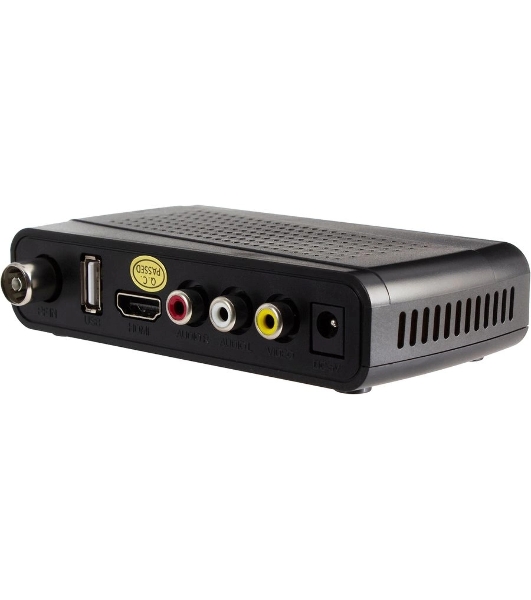 Приставка для цифрового ТВ Hyundai H-DVB520 черный + WiFi-адаптер, DVB-T2, DVB-T, DVB-C, HDMI, USB 2.0 х2