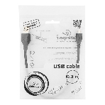 Кабель USB 2.0 Pro Gembird/Cablexpert AM/microBM 5P, 0.3м, экран, черный, пакет, фото4