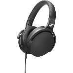 Наушники Sennheiser HD 400S накладные складные закрытые 18-20000Гц съемный кабель 1,4м, угловой jack 3.5мм, 120дБ, микрофон, черные, 508598, фото8