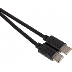 Кабель USB Type-C (m)-USB Type-C (m) 1м черный, фото 1