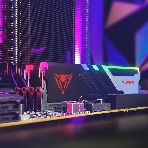 Оперативная память Patriot Viper Venom, DDR5, 32Gb (2x16Gb), 6400MHz, CL32, DIMM, с радиаторами, RGb, черный, фото4