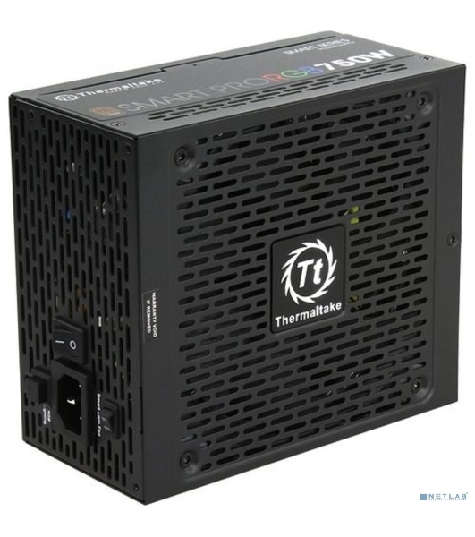 Блок питания Thermaltake Smart Pro RGb (PS-SPR-0750FPCBEU-R), 750Вт, 80 PLUS Bronze, 140мм, модульный, черный
