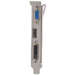 Видеокарта Afox PCI-E 3.0 AF610-2048D3L5-V3 NVIDIA GeForce GT 610 2Gb 64bit GDDR3 810/1333 DVIx1 HDMIx1 CRTx1 HDCP Ret low profile, фото 1