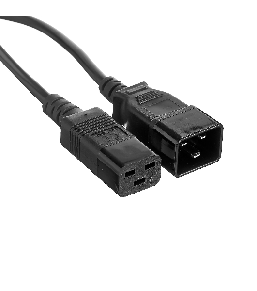 Кабель питания (UPS) ExeGate Power EC20-5P (С19->С20) VDE-250V-3*1.5-СU, 16А, черный, 5м