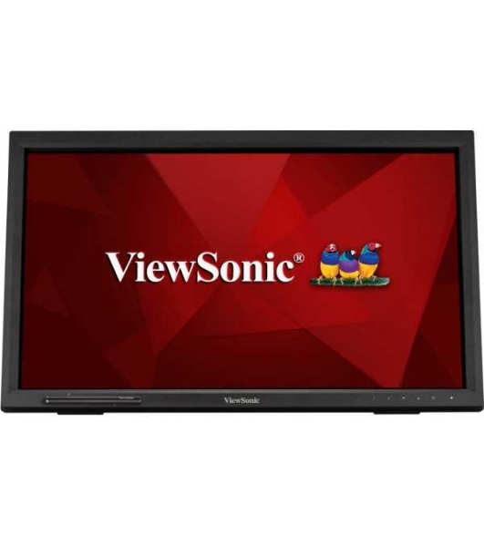 Монитор 21.5' ViewSonic TD2223 VA 1920x1080, 75 Гц, 6.5 мс, 16:9, 250 кд/м², VGA, DVI-D, HDMI 1.4, DP, USB Hub (2×USB 2.0), 3.5 Jack, аудиовход, динамики (2×2 Вт), сенсорный экран (IR Touch), черный