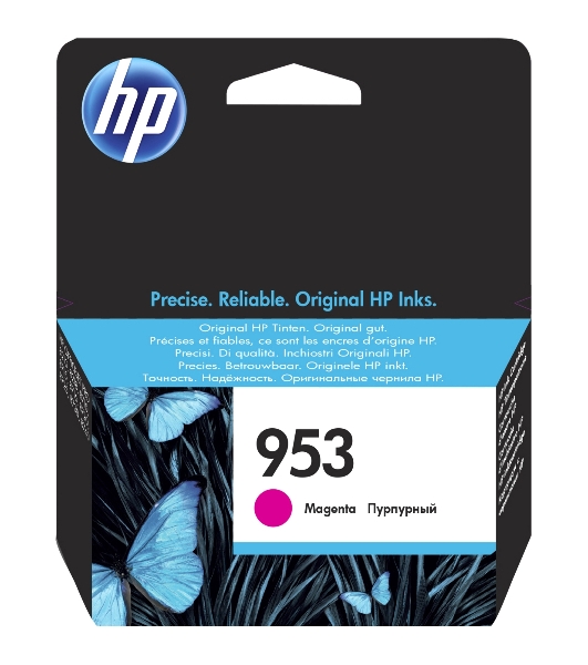 Картридж струйный HP 953 F6U13AE пурпурный для HP OJP 8710/8715/8720/8730/8210/8725 (700 стр.)