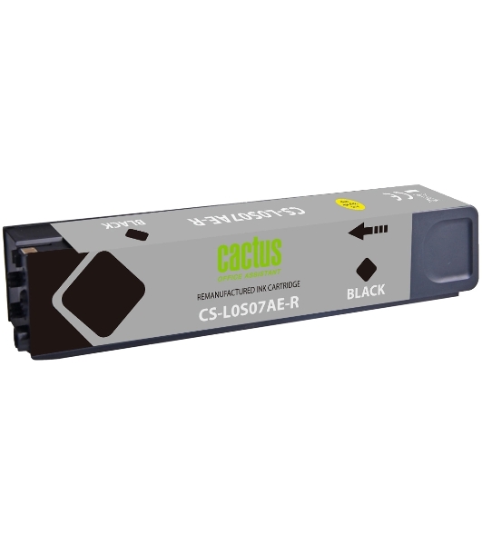 Картридж струйный Cactus CS-L0S07AE-R 973XL черный (240мл) для HP PageWide Pro 452dw/477dw с чипом