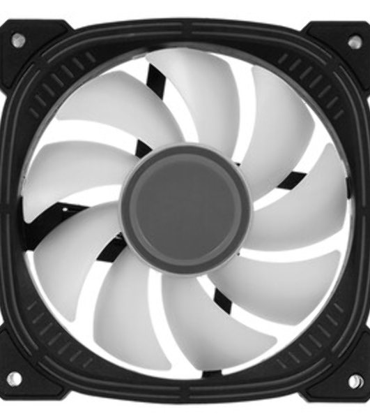 Вентилятор для корпуса Formula Nulight 12WH RGb 120х120x25 белый 3-pin 4-pin (Molex) 19.06дБ (NULIGHT 12WH FR) Ret