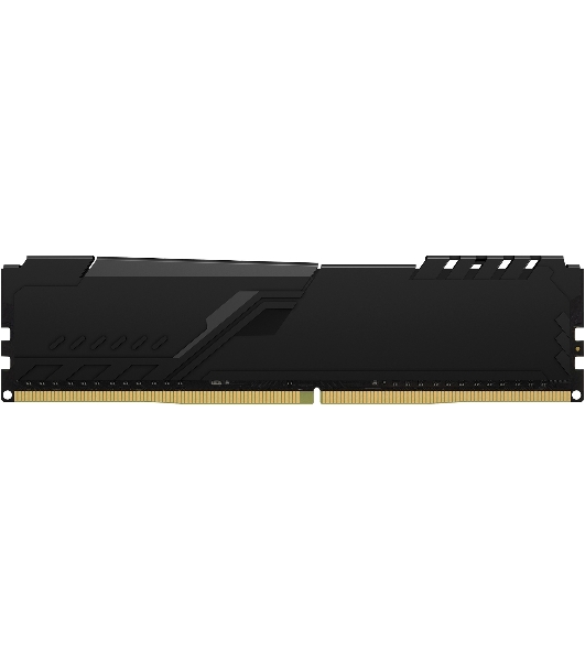 Оперативная память Kingston Fury Beast, DDR4, 16GB (1x16GB), 3200MHz, CL16, DIMM, с радиатором, черный