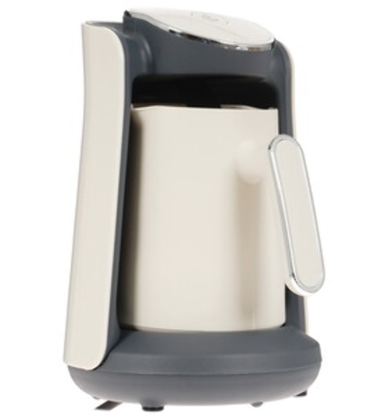 Электрическая турка BRAYER BR1142 белый/серый, исп. кофе -молотый, 0.5 л, 500 Вт.