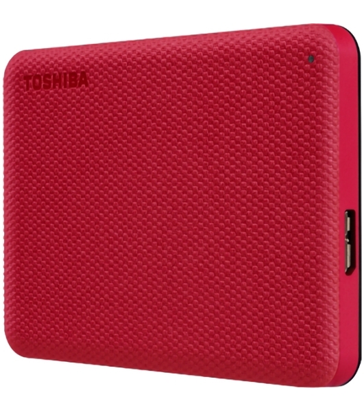 Внешний HDD 2.5' Toshiba Canvio Advance, 4TB, USB 3.2 Gen 1 Type-A, 5400 rpm, красный