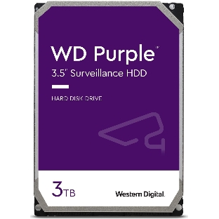 Жесткий диск Western Digital 3Tb WD33PURZ SATA-III Surveillance Purple (5400rpm) 256Mb 3.5'