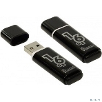 Флешка USB Smartbuy Glossy series black (SB16GbGS-K), 16Gb, USB 2.0, R/W 25/15, черный, фото3