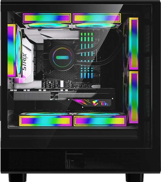 Компьютерный корпус Aerocool/Formula Air Mesh G2 черный без БП mATX 3x120мм 2xUSB 3.0 audio