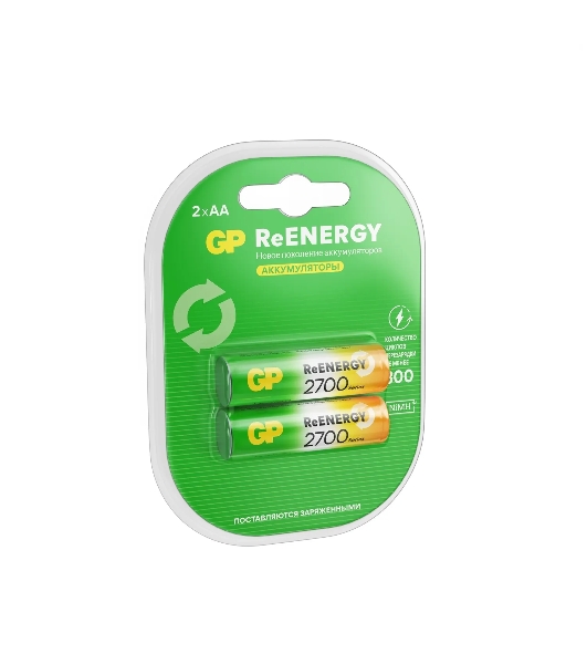 Аккумулятор GP 270AAHCRGY-2CRCB2 AA NiMH 2650mAh (2шт)