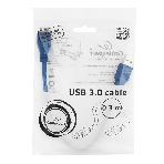 Кабель Gembird/Cablexpert USB 3.0 Pro, AM/microBM 9P, 30 см, экран, синий, пакет, фото6