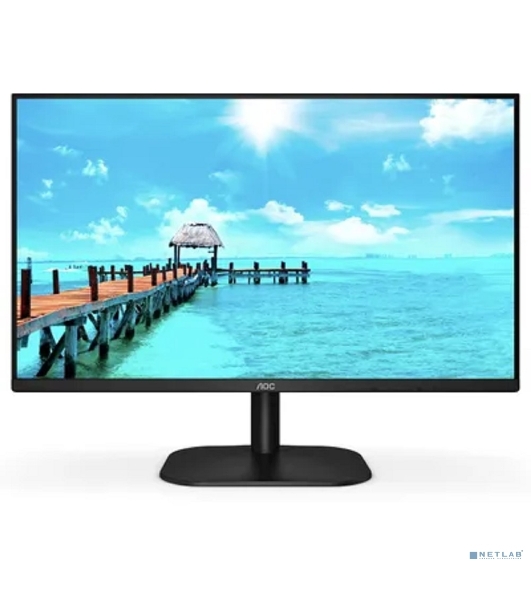 Монитор 27' AOC Value Line 27B2QAM VA 1920x1080, 75 Гц, 4 мс, 16:9, 250 кд/м², 1xHDMI, 1хDP, 1x3.5 мм, черный