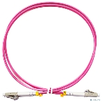 Шнур оптический Cabeus FOP-50-OM4-LC-LC-1m duplex LC-LC 50/125 мм OM4 1м LSZH, фото 1