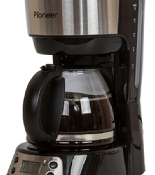 Кофеварка капельная Pioneer CM053D серебристый/черный, исп. кофе - молотый, 0.75 л, 600 Вт