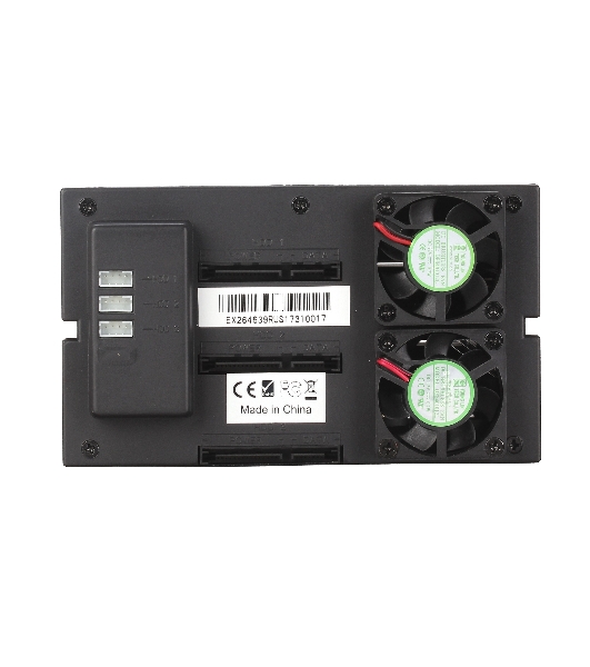 Корзина для HDD ExeGate EX264639RUS HS335-01 (универсальная, на 3*3,5' SATA/SAS HDD, занимает 2*5,25' отсека)