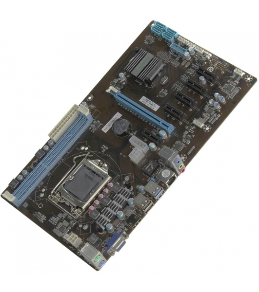 Материнская плата Esonic H81-BTC-KING, LGA 1150, Intel H81, 2xDDR3, 4xSATA, 1xPCIe 3.0 x16, 2xPCIe 2.0 x1, 1xVGA, 1xHDMI, 1x1Gb LAN, 2xUSB-A 5Gbps, 2xUSB-A 2.0, 7.1, ATX