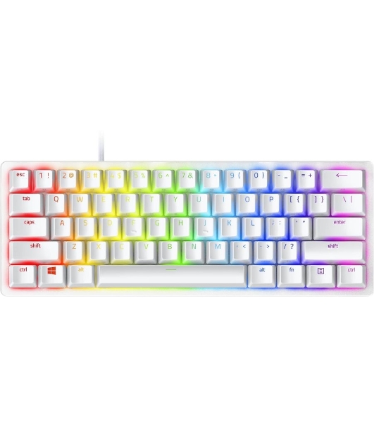 Клавиатура Razer Huntsman Mini проводная, USB, белый