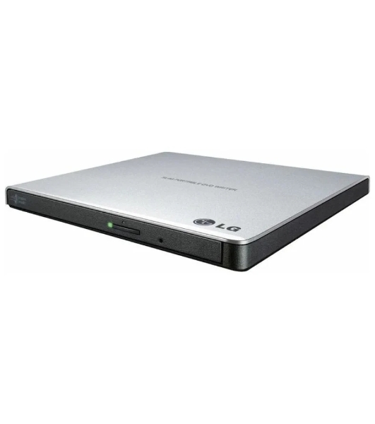 Оптический привод DVD-RW LG GP57ES40 серебристый USB внешний