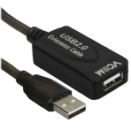 Кабель VCOM VUS7049-5M USB2.0-repeater, удлинительный активный Am-->Af 5м, фото9