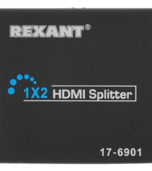 Делитель Rexant гнездо HDMI на 2 гнезда HDMI, пластик