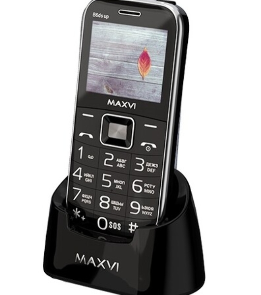 Мобильный телефон Maxvi B6ds up черный