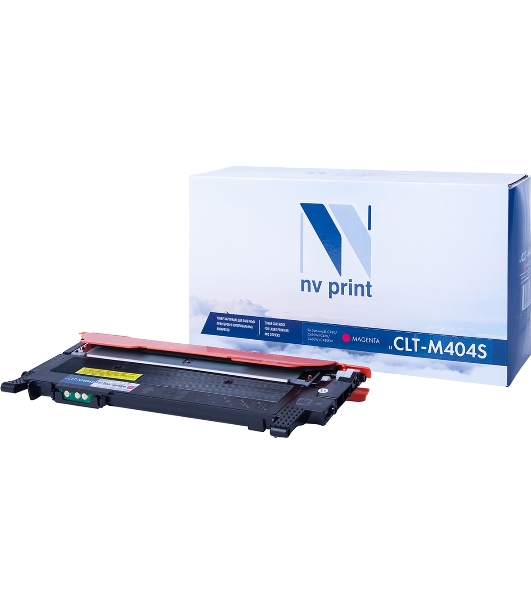 Картридж лазерный NVPrint совместимый Samsung CLT-M404S Magenta для SL-C430/C430W/C480/C480W/C480FW (1000k)