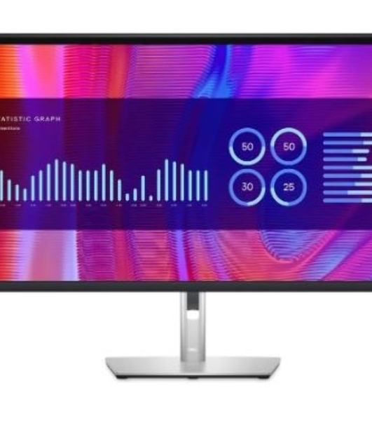 Монитор 32' Dell P3223DE IPS 2560x1440, 60 Гц, 5 мс, 16:9, 350 кд/м², HDMI, 2xDP 1.4, USB-C, USB Hub (4x USB 3.2), Ethernet, черный и серебристый