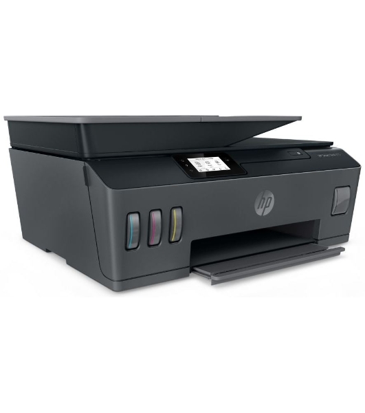 МФУ струйное HP Smart Tank 615 AiO (Y0F71A), A4, цветной, печ. до 22 стр/мин. (ч/б) до 16 стр/мин. (цвет), скан. до 5 стр/мин. (ч/б) 3 стр/мин. (цвет), 1200 x 1200 dpi (ч/б печать, скан.) 1200 x 4800 dpi (печать цвет), USB, Wi-Fi, BlueTooth, Air Print, Mopria