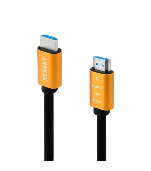 Кабель Rexant HDMI - HDMI 2.0 длина 1.5 метра GOLD