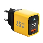 Сетевое зарядное устройство с дисплеем Cablexpert MP3A-PC-53, 35Вт GaN, QC3.0/PD3.0, 1хUSB, 1хType-C, желтый, коробка, фото12