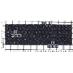 Клавиатура для ноутбука Acer Predator 17X GX-791 черная c подсветкой, фото2