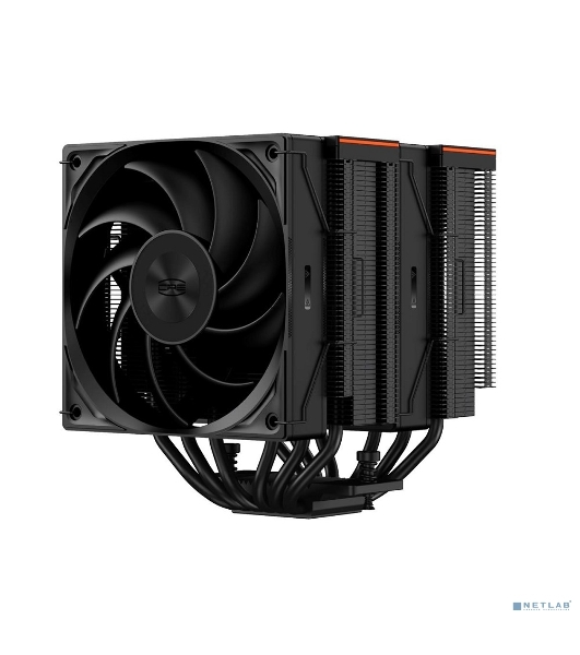 Кулер для процессора PCCooler RZ620 BK (260W, 4-pin PWM, 157.5мм, Al/Cu, 6x6мм, 1x120мм, 86.73CFM, 32dBA, 2200RPM, S: 1851/1700/1200/115X, AM5/AM4, черный)