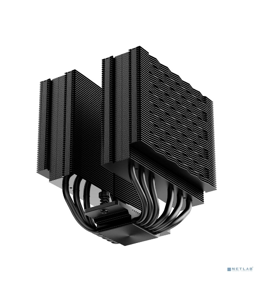 Кулер для процессора PCCooler RZ620 BK (260W, 4-pin PWM, 157.5мм, Al/Cu, 6x6мм, 1x120мм, 86.73CFM, 32dBA, 2200RPM, S: 1851/1700/1200/115X, AM5/AM4, черный)