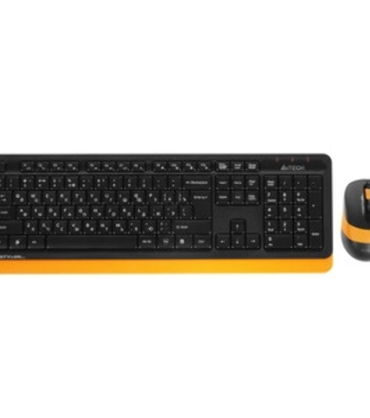 Комплект клавиатура+мышь A4Tech FStyler FG1010 беспроводной, USB, 2000 DPI, белый/серый