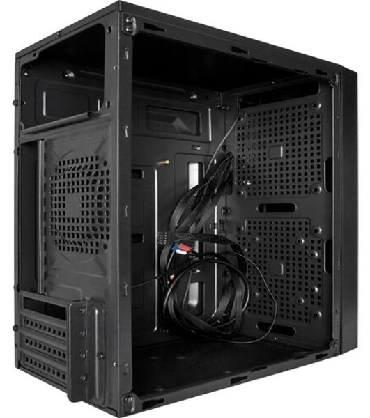Компьютерный корпус Minitower ExeGate BAA-403U2-AAA400 (mATX, БП AAA400 с вент. 8см, 1*USB/2*USB 3.0, HD Audio, черный)