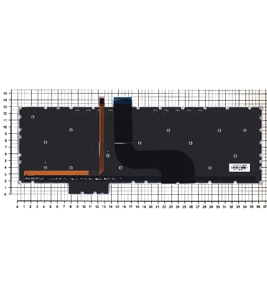 Клавиатура для ноутбука Acer Predator 17X GX-791 черная c подсветкой