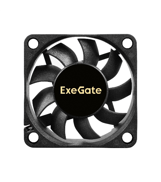 Вентилятор для корпуса ExeGate EX06015B3P черный, 60 мм, 3500 об/мин, 24 дБ, 3 pin