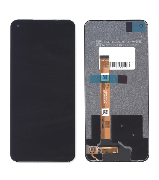 Дисплей (модуль) для OPPO A54 5G в сборе с тачскрином черный