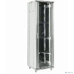 Напольный шкаф Rexant RAL 7035 19' 27U 600×600×1387 (ШxГxВ), дверь стекло, металлическая задняя дверь, боковые съемные стенки, фото3